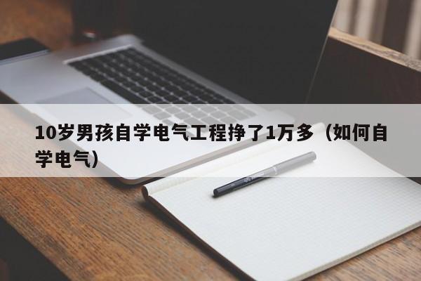 10岁男孩自学电气工程挣了1万多（如何自学电气）