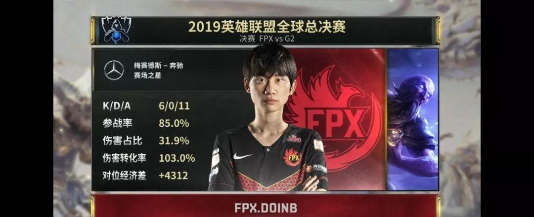 2019英雄联盟全球总决赛fpx成员(英雄联盟2019全球总决赛fpx vs g2第一场)