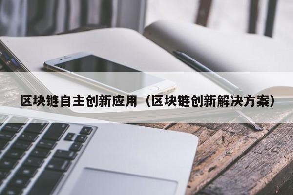 区块链自主创新应用（区块链创新解决方案）