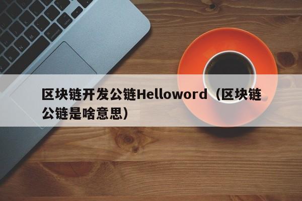 区块链开发公链Helloword（区块链公链是啥意思）